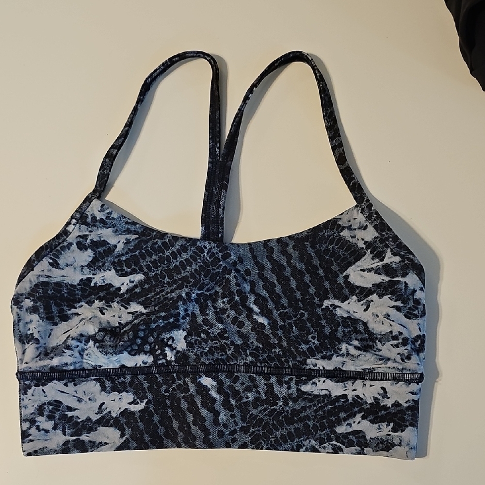 Lululemon Athletica Long Line Flpw Y Nulu Sports Bra